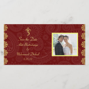 Vinayaka Mariage Sauvez la Date Cartes photos