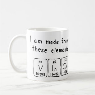 Vince Periodenname Tasse