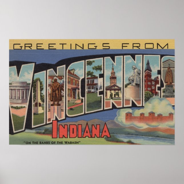 Vincennes, Indiana - Große Briefszenen Poster (Vorne)
