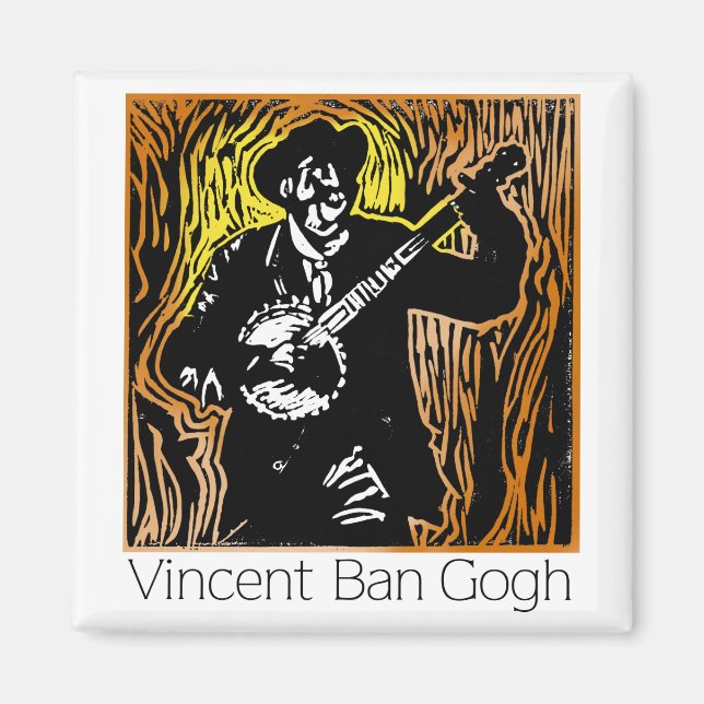 Vincent Ban Gogh Magnet (Vorne)