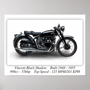 Vincent Black Shadow Motorcycle - Impression de ta