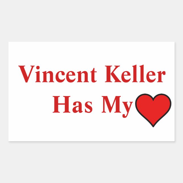 Vincent Keller Stickers (Vorderseite)