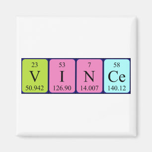 Vincent Periodenmagnet Magnet