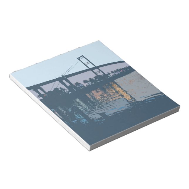 Vincent Thomas Bridge Notepad Notizblock (angewinkelt)