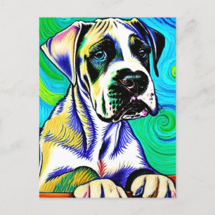 Vincent Van Dog Postkarte
