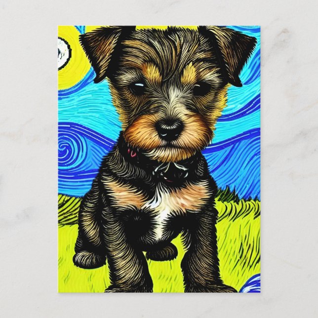 Vincent Van Dog Postkarte (Vorderseite)