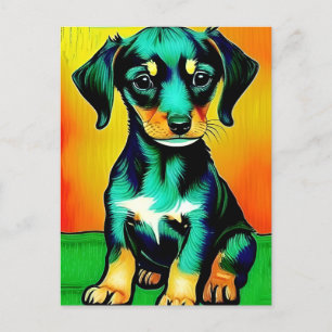 Vincent Van Dog Postkarte