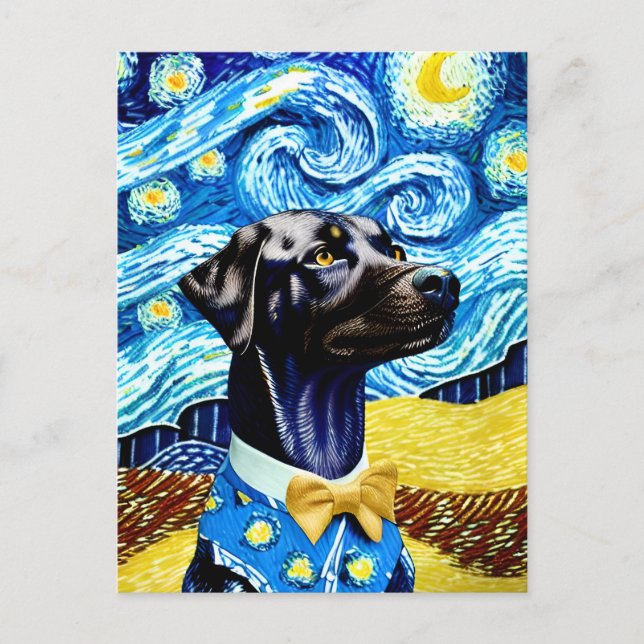 Vincent Van Dog Postkarte (Vorderseite)