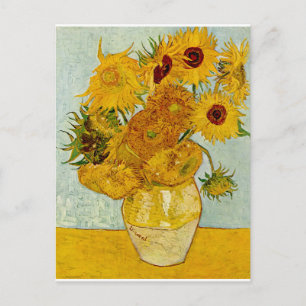 Vincent Van Gogh 12 Sonnenblumen Impressionist Postkarte