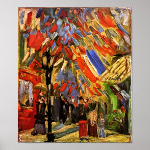 Vincent Van Gogh - 14. Juli Feierlichkeiten Poster