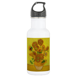 Vincent Van Gogh 15 Sonnenblumen Gemälde Edelstahlflasche
