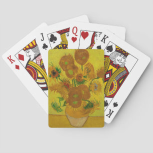 Vincent Van Gogh 15 Sonnenblumen Gemälde Spielkarten