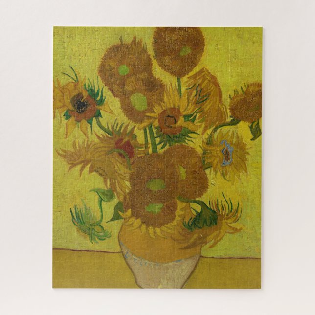 Vincent Van Gogh 15 Sonnenblumen Malerei (Vertikal)