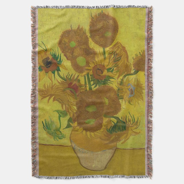 Vincent Van Gogh 15 Sonnenblumen Malerei Decke (Vorderseite Vertikal)