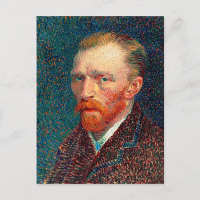 Vincent Van Gogh 1887 Selbstportrait Postkarte (Vorderseite)