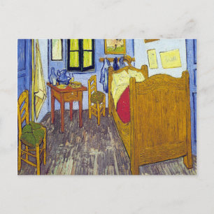 Vincent van Gogh 1888 Das Schlafzimmer in Arles Postkarte