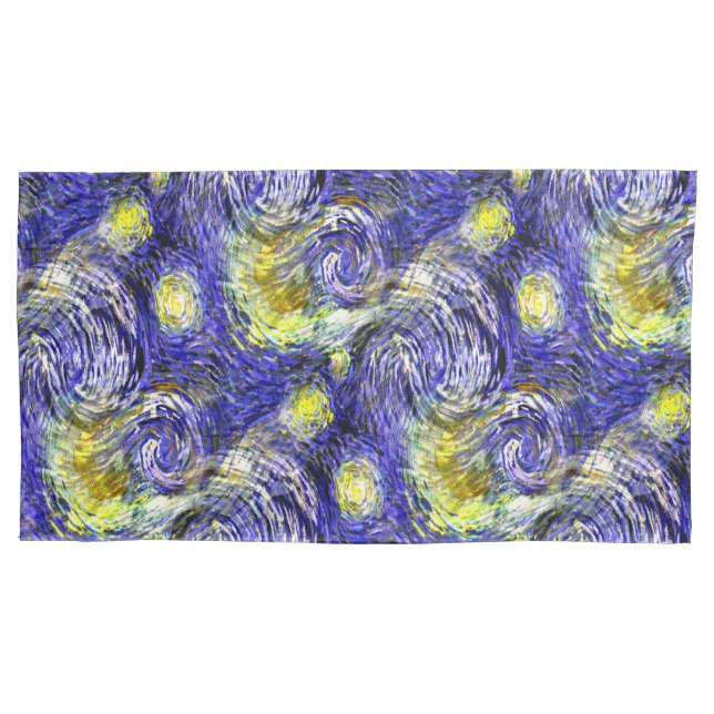 Vincent Van Gogh 1889 Starry Night Kissenbezug (Vorderseite)