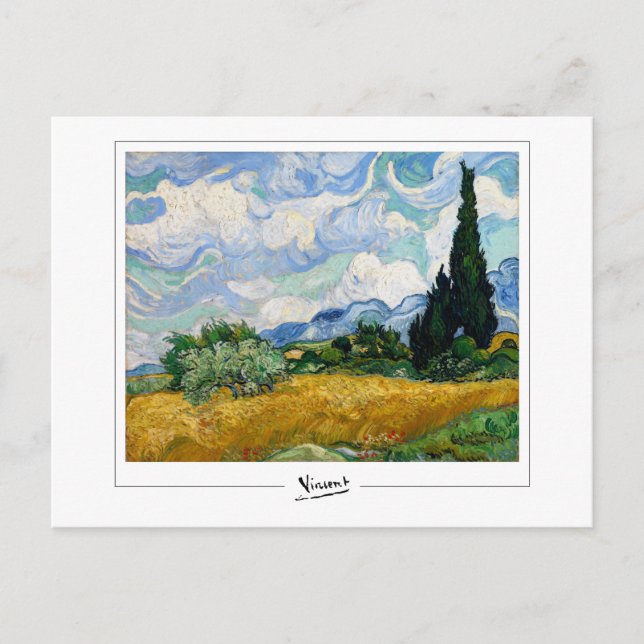 Vincent Van Gogh #6 - Fine Art Postkarte (Vorderseite)