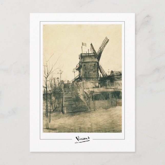 Vincent Van Gogh #9-2 - Fine Art Postkarte (Vorderseite)
