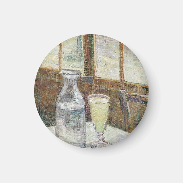Vincent van Gogh Absinthe Berühmtes Gemälde Magnet (Vorne)