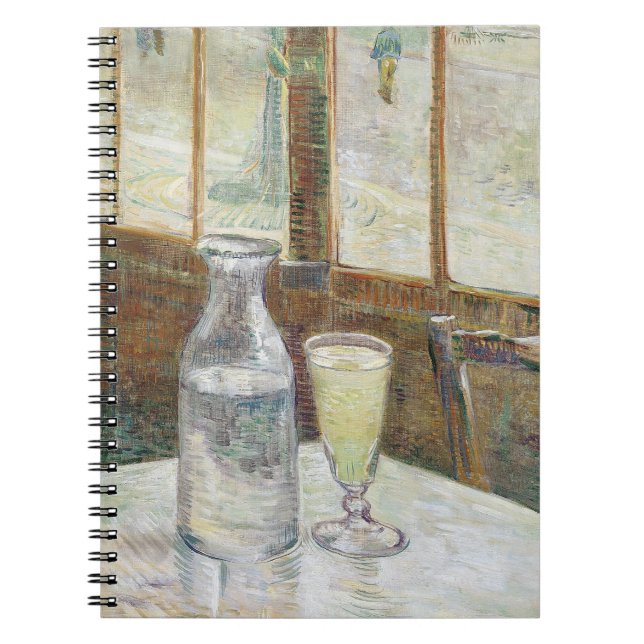 Vincent van Gogh Absinthe Berühmtes Gemälde Notizblock (Vorderseite)