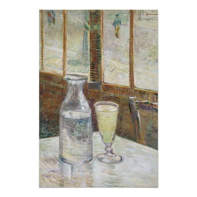 Vincent van Gogh Absinthe Berühmtes Gemälde Poster (Vorderseite)