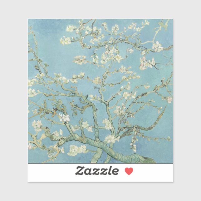 Vincent van Gogh - Almond blossom Aufkleber (Blatt)