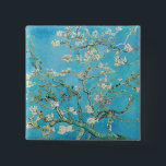 Vincent van Gogh - Almond Blossom Button<br><div class="desc">Almond Blossom / Zweig with Almond Blossom - Vincent van Gogh,  Oil on Canvas,  1890</div>