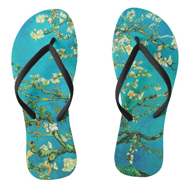 Vincent Van Gogh Almond Blossom Fine Art Art Flip Flops (Fußbett)