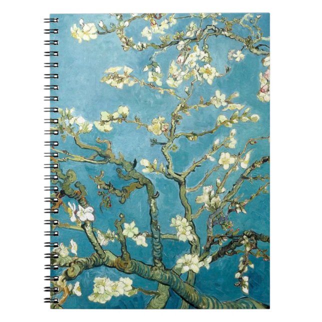 Vincent Van Gogh Almond blossom Floral Art Spirale Notizblock (Vorderseite)
