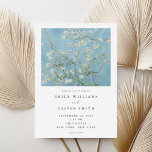 Vincent Van Gogh Almond Blossom Floral Wedding Einladung<br><div class="desc">Moderne Hochzeitseinladung mit Vincent Van Gogh Almond Blossom Malerei</div>