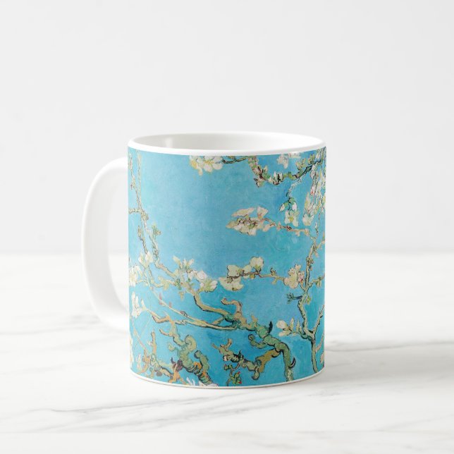 Vincent van Gogh - Almond Blossom Kaffeetasse (Vorderseite Links)