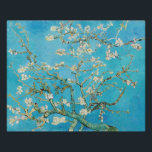 Vincent van Gogh - Almond Blossom Poster<br><div class="desc">Almond Blossom / Zweig with Almond Blossom - Vincent van Gogh,  Oil on Canvas,  1890</div>