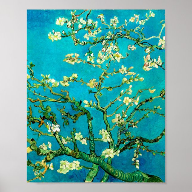 Vincent Van Gogh Almond Blossom Poster d'art (Devant)
