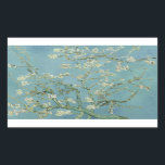 Vincent van Gogh - Almond Blossom Rechteckiger Aufkleber<br><div class="desc">Almond Blossom von Vincent van Gogh, 1890. Vincent van Gogh war ein niederländischer postimpressionistischer Maler, der zu den bekanntesten und einflussreichsten Persönlichkeiten in der Geschichte der Western-Kunst gehört. In etwas mehr als einem Jahrzehnt hat er ungefähr 2100 Kunstwerke erschaffen, darunter etwa 860 Ölgemälde, die meisten davon in den letzten zwei...</div>