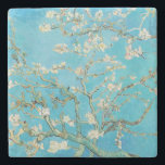 Vincent van Gogh - Almond Blossom Steinuntersetzer<br><div class="desc">Almond Blossom / Zweig with Almond Blossom - Vincent van Gogh,  Oil on Canvas,  1890</div>