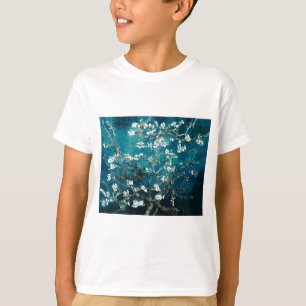 Vincent Van Gogh Almond Blossoms Dark Aquamarin T-Shirt