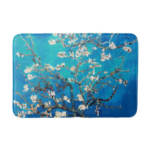 Vincent Van Gogh Almond Blossoms Helles Türkis Badematte