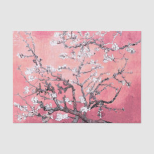 Vincent Van Gogh Almond Blossoms Peachy Pink Seidenpapier
