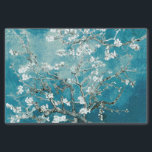 Vincent Van Gogh Almond Blossoms Soft Aquamarin Seidenpapier<br><div class="desc">Vincent Van Gogh Almond Blossoms Artist: Vincent Van Gogh Titel: Almond Blossoms geändert durch 2sweet4wordsDesigns / PureVintageLove Packpapier,  Geschenkpackung,  Geschenkpapier,  Gewebepapier,  elegant,  impressionismus,  Vincent Van Gogh,  Van Gogh,  Almond Blossoms,  Blume,  Blumen, </div>