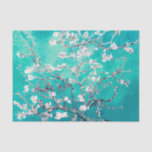 Vincent Van Gogh Almond Blossoms Türkis Seidenpapier<br><div class="desc">Türkisfarbene Almond-Blütengeschenke für Hochzeitsfeier, Babydusche oder Frühjahrs-Party: Feiern Sie Ihre besondere Anlässe mit der bezaubernden Schönheit der Mandelblüten von Vincent Van Gogh. Unsere türkisfarbenen Almond-Blütengeschenke sind die ideale Begrüßungsstätte für Ihre Hochzeitsfeier, Babydusche oder Frühjahrspalast-Party. Jedes Geschenk präsentiert die ikonischen Kunstwerke vor dem Hintergrund lebendiger türkisfarbener Farbtöne und macht sie zu...</div>