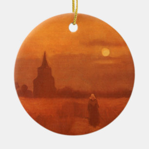 Vincent van Gogh - Alte Turm auf den Feldern Keramikornament