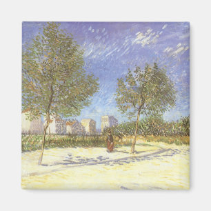 Vincent van Gogh - Am Stadtrand von Paris Magnet