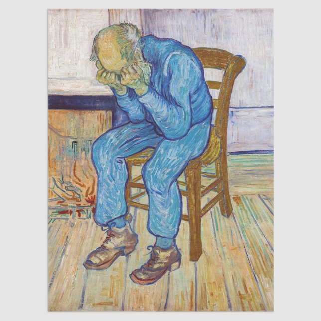 Vincent van Gogh - Am Tor der Ewigkeit Seidenpapier (Von Creator hochgeladen)