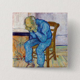 Vincent van Gogh - An der Pforte der Ewigkeit Button