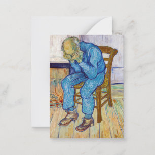 Vincent van Gogh - An der Pforte der Ewigkeit Mitteilungskarte