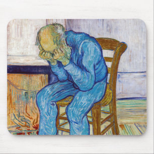 Vincent van Gogh - An der Pforte der Ewigkeit Mousepad