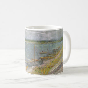 Vincent van Gogh - Ansicht eines Flusses mit Ruder Kaffeetasse