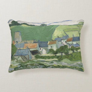 Vincent van Gogh - Ansicht von Auvers Dekokissen