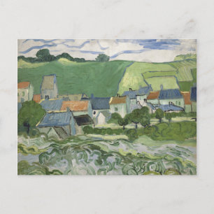 Vincent van Gogh - Ansicht von Auvers Postkarte
